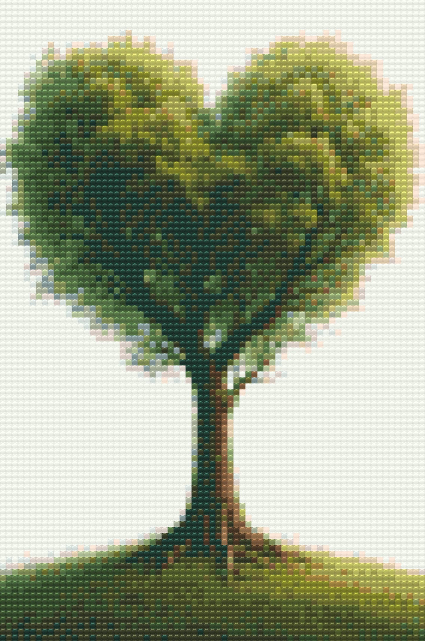 Diamond Painting - Hjerteformet træ