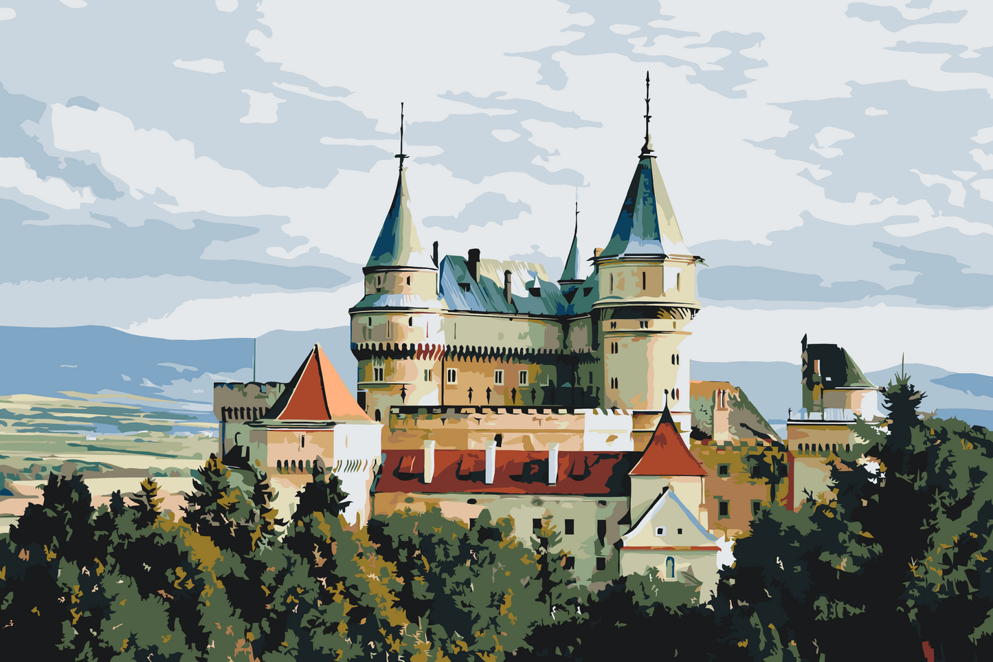 Paint by Numbers - Bojnice Slot