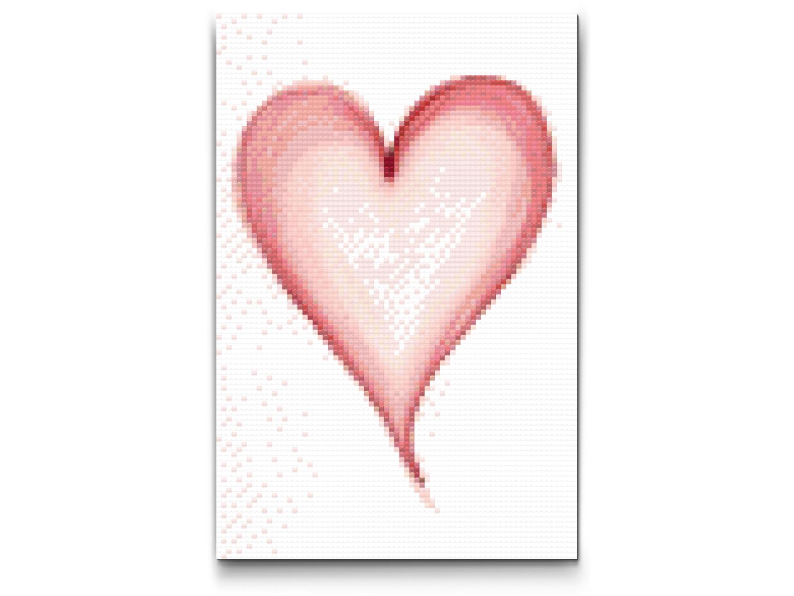 Diamond Painting - Malet hjerte