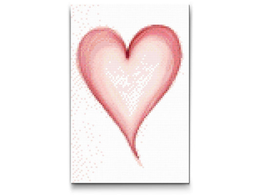 Diamond Painting - Malet hjerte