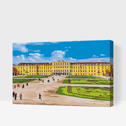 Paint by Numbers - Schönbrunn Slot i Wien