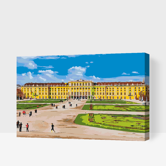 Paint by Numbers - Schönbrunn Slot i Wien