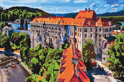 Paint by Numbers - Tjekkisk Krumlov 2