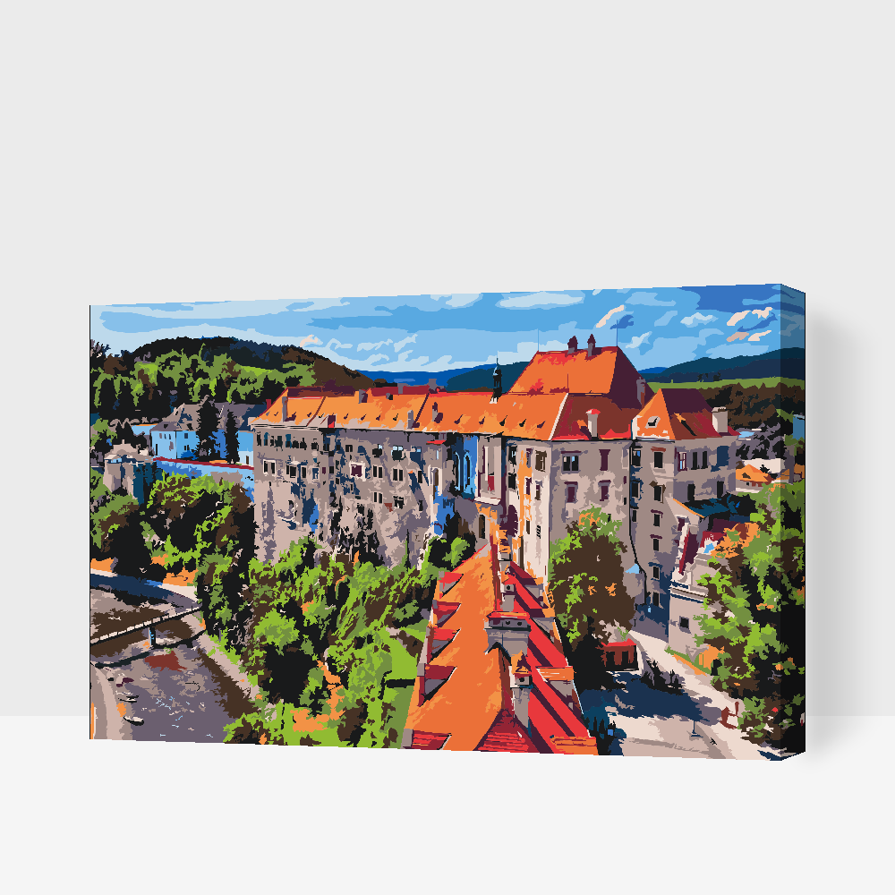Paint by Numbers - Tjekkisk Krumlov 2