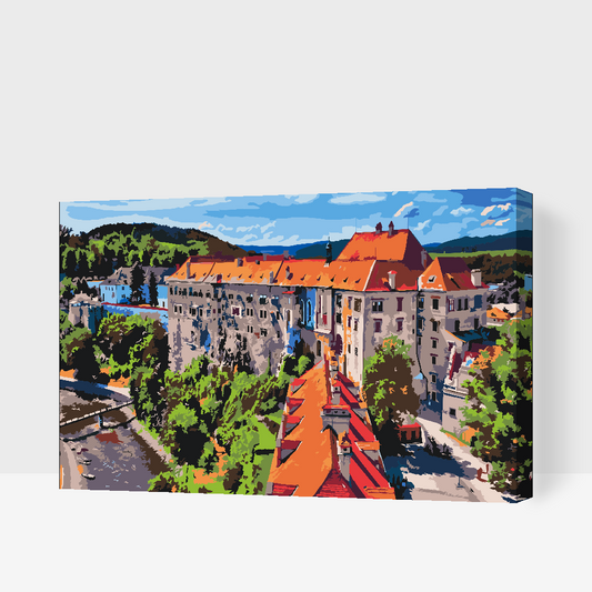 Paint by Numbers - Tjekkisk Krumlov 2