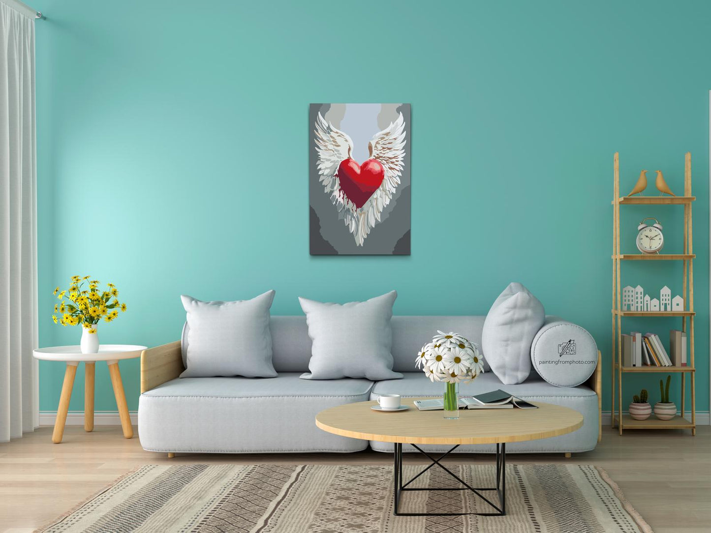 Paint by Numbers - Vinget hjerte
