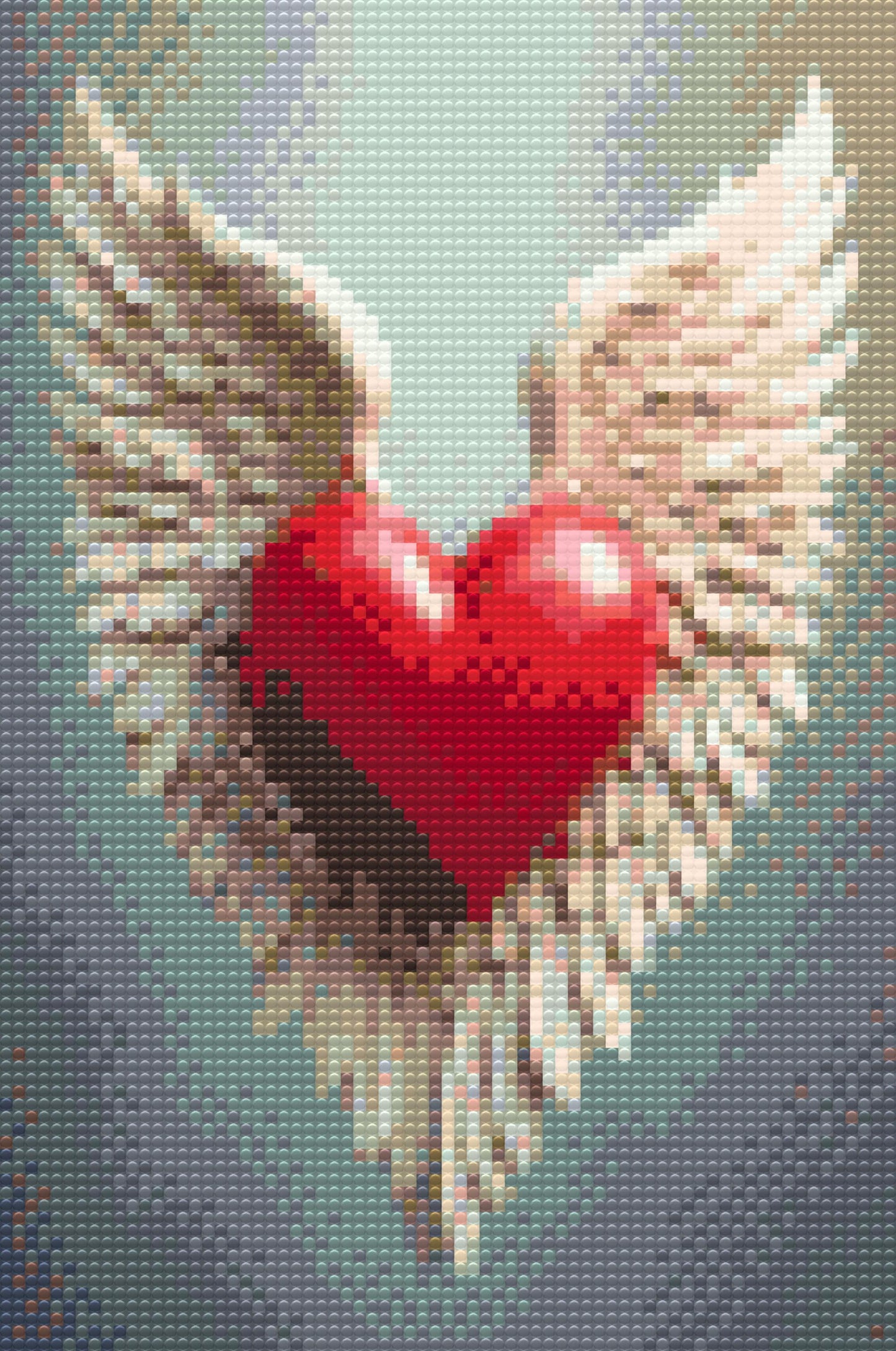 Diamond Painting - Vinget hjerte
