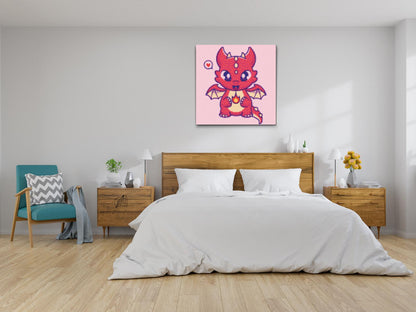 Diamond Painting - Sød lille drage