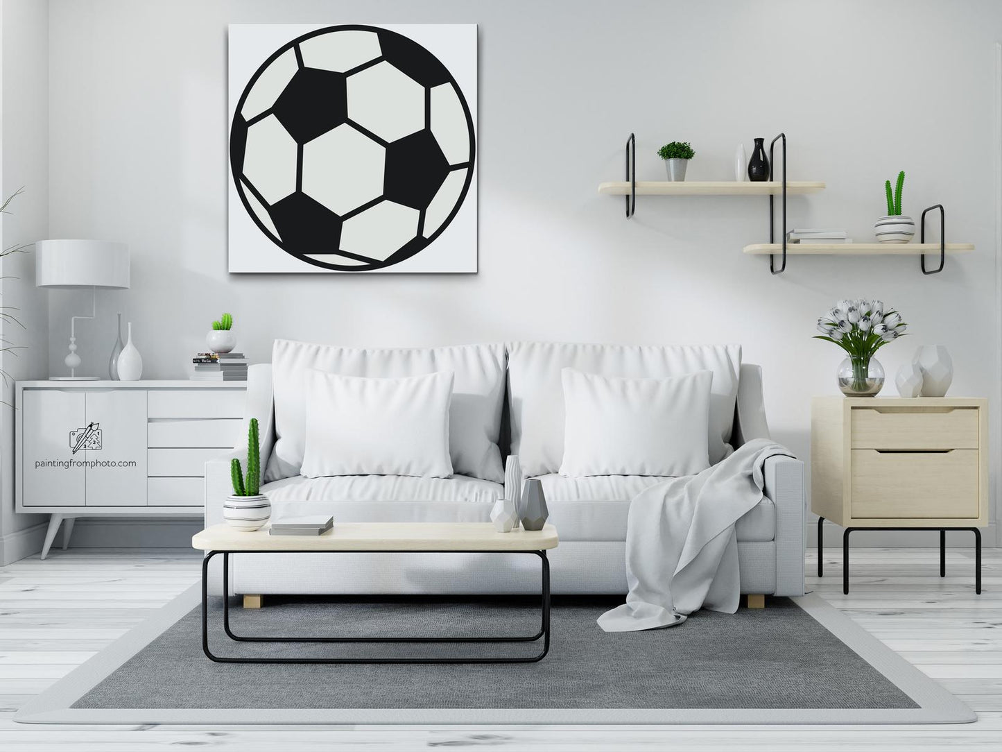 Paint by Numbers - Fodbold