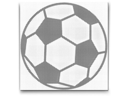 Mal-med-prikker -  Fodbold