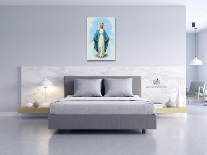 Diamond Painting - Maria med en krone