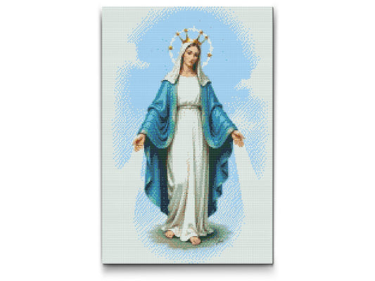 Diamond Painting - Maria med en krone