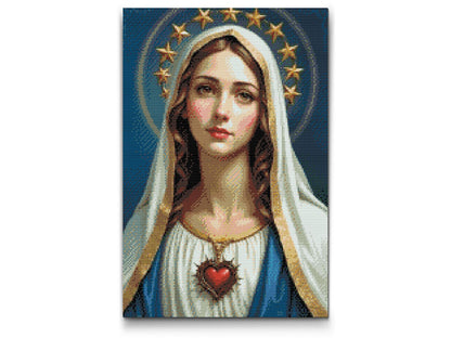 Diamond Painting - Mary med et hjerte