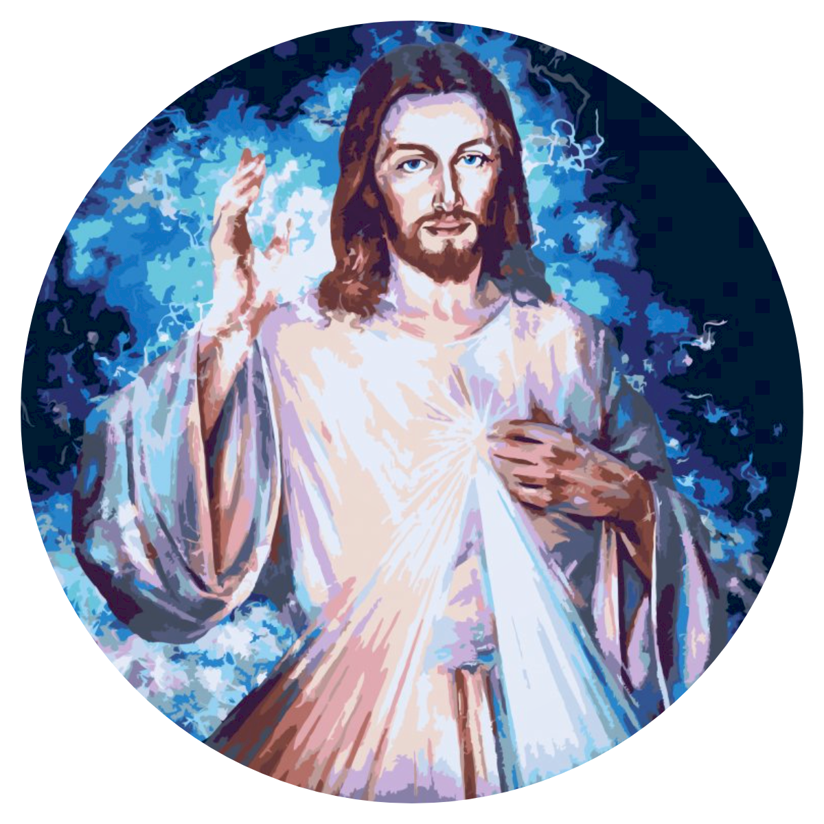 Paint by Numbers - Jesus