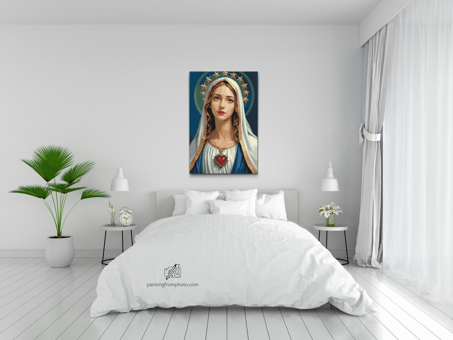 Paint by Numbers - Mary med et hjerte