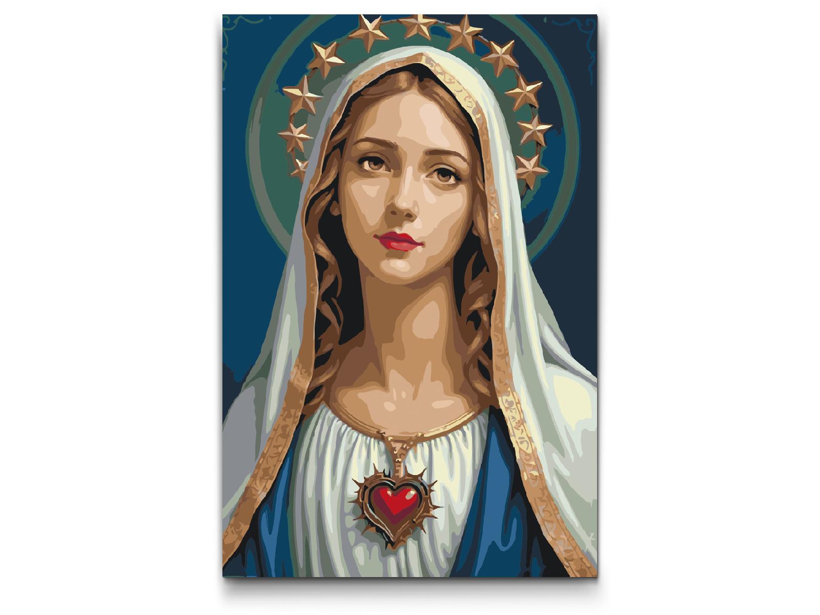 Paint by Numbers - Mary med et hjerte