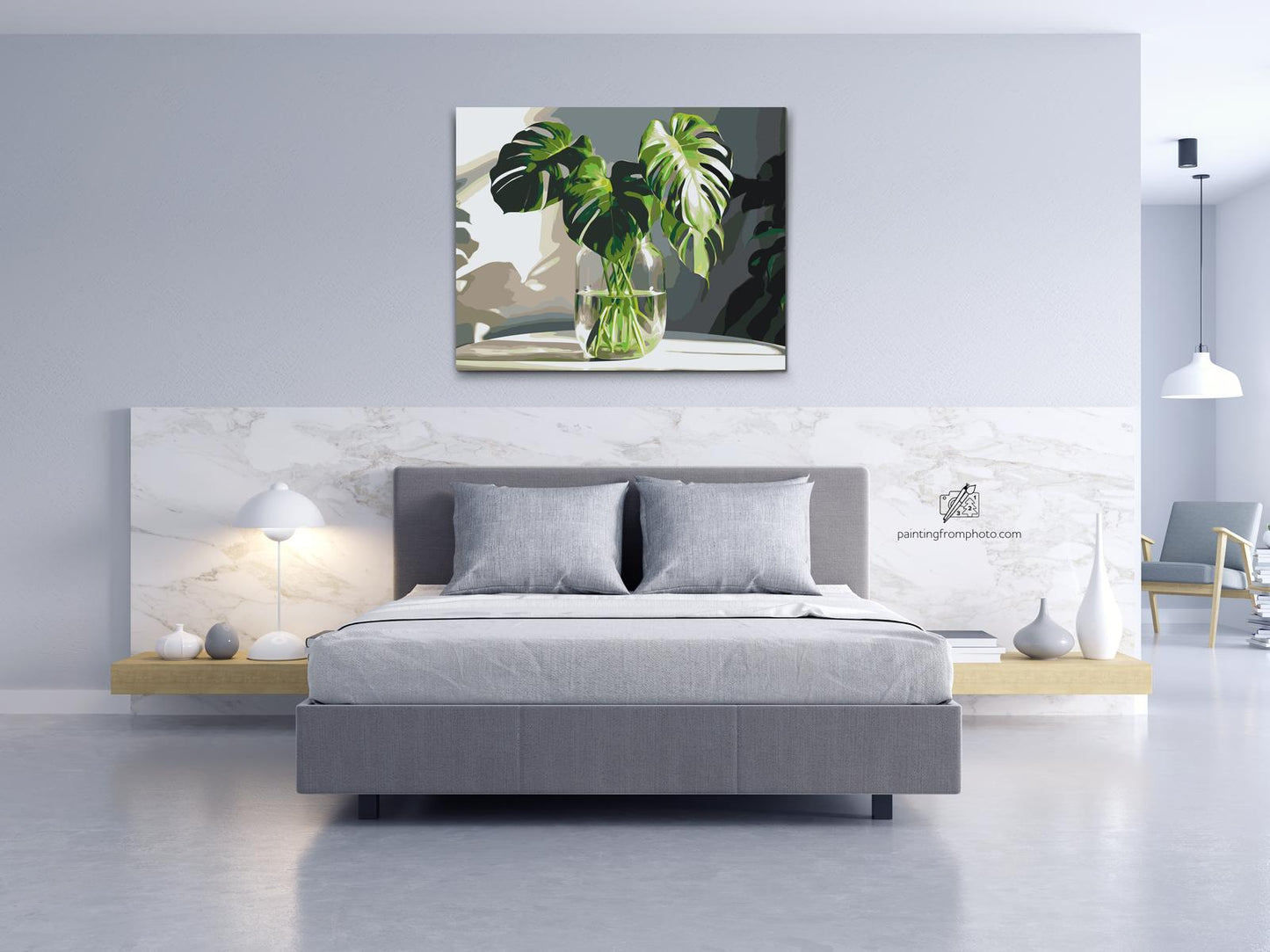 Paint by Numbers - Monstera i en vase