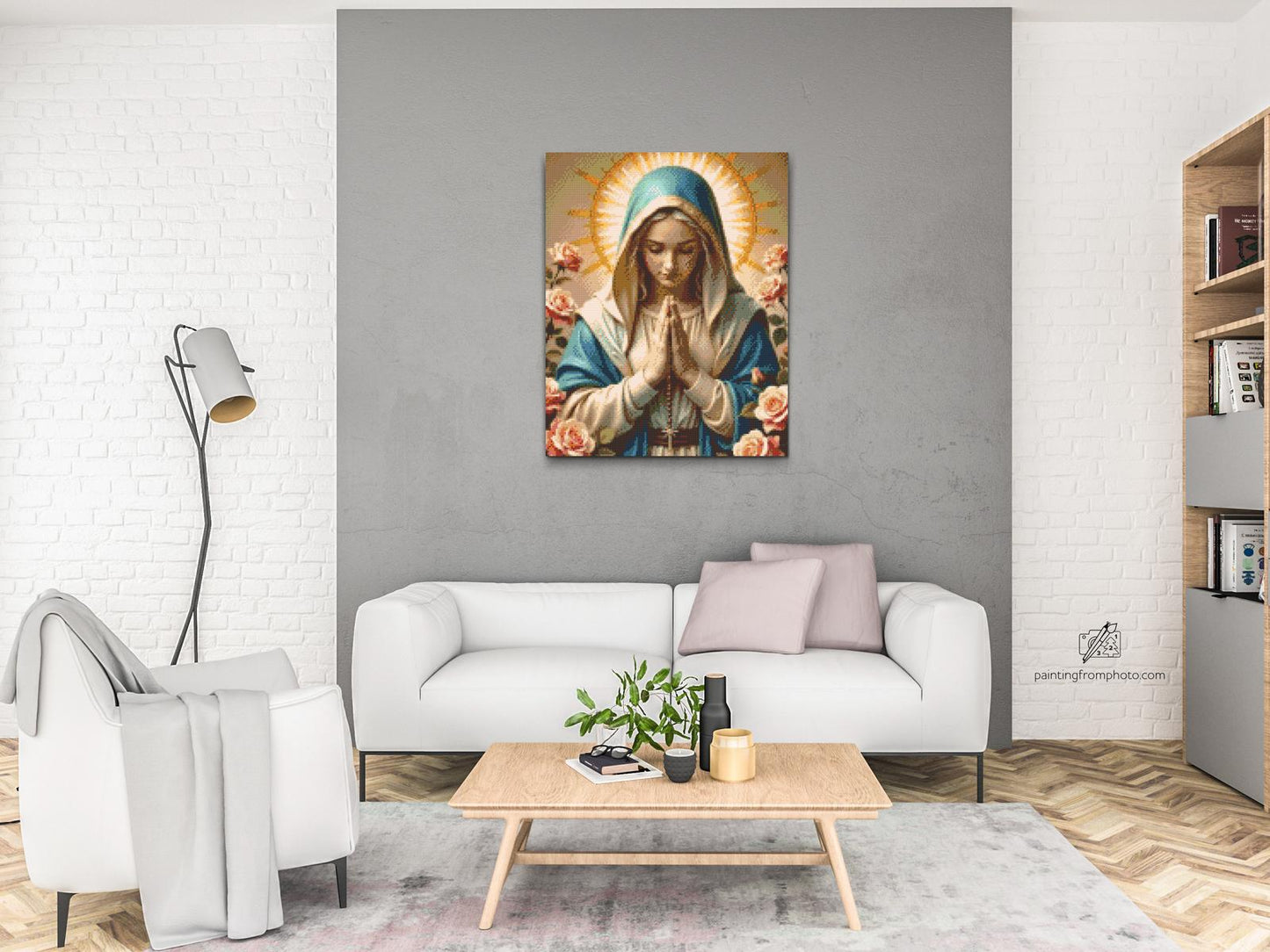 Diamond Painting - Den bedefulde Maria