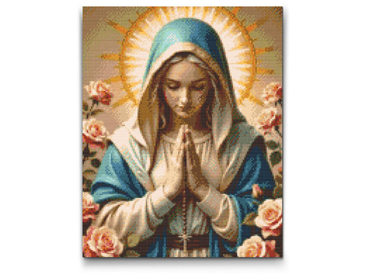 Diamond Painting - Den bedefulde Maria