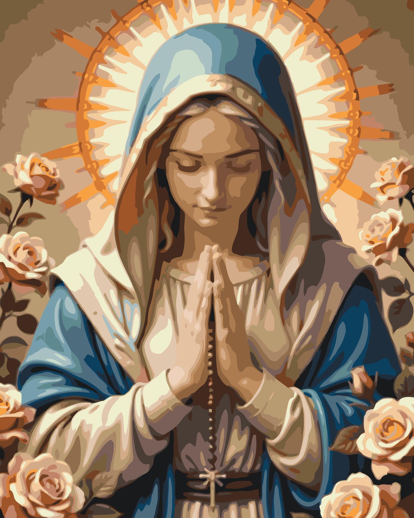 Paint by Numbers - Den bedefulde Maria