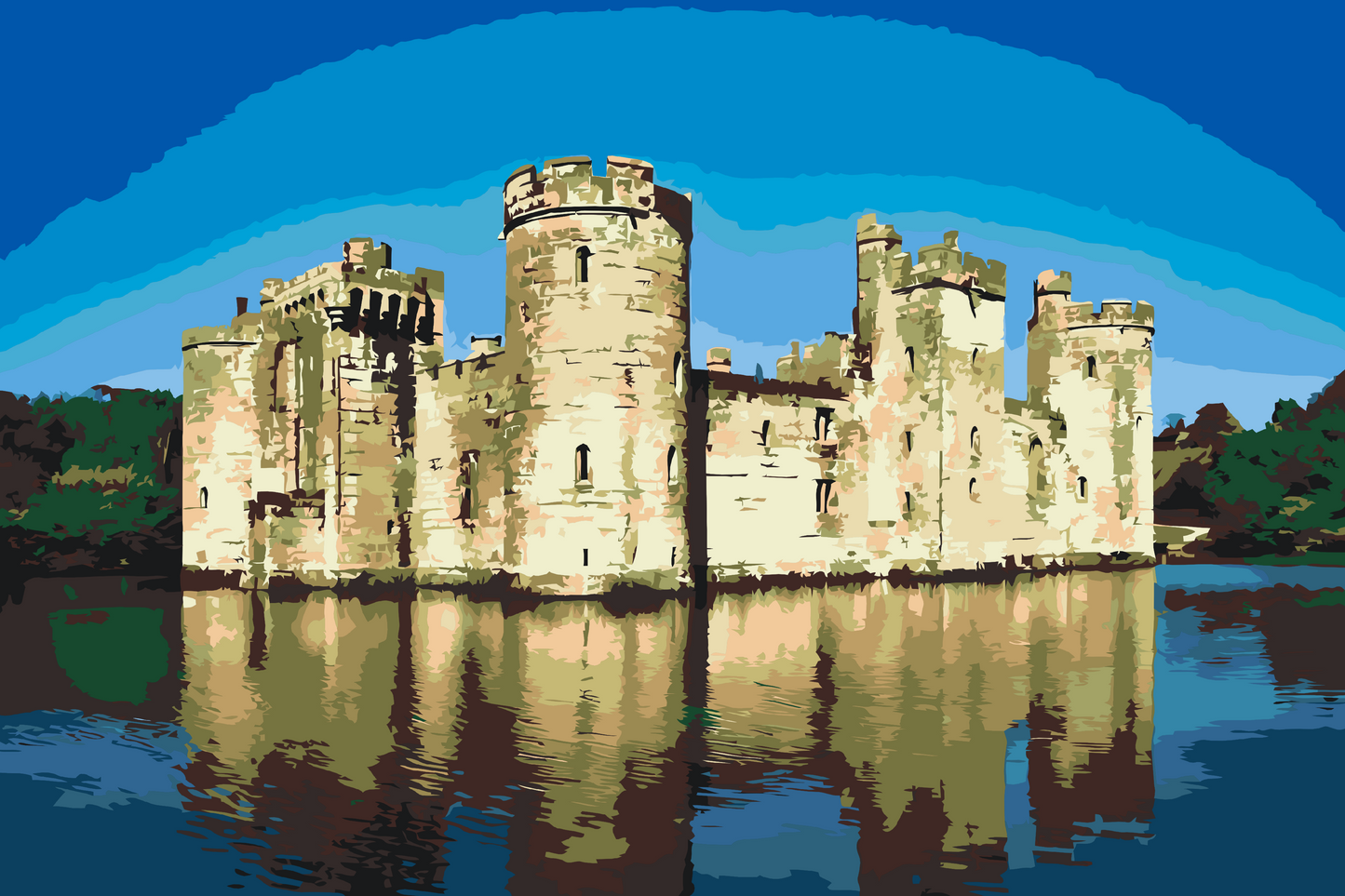 Paint by Numbers - Bodiam Vandslot