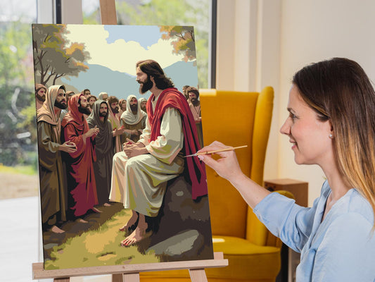 Paint by Numbers - Jesu Prædiken i Skoven