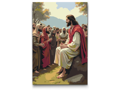 Paint by Numbers - Jesu Prædiken i Skoven