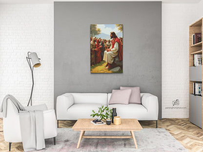 Diamond Painting - Jesu Prædiken i Skoven