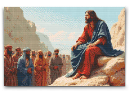 Diamond Painting - Jesu bjergprædiken
