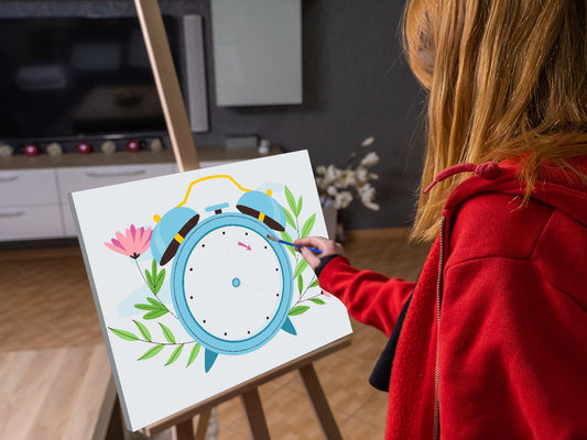Paint by Numbers - Forårsvækkeur