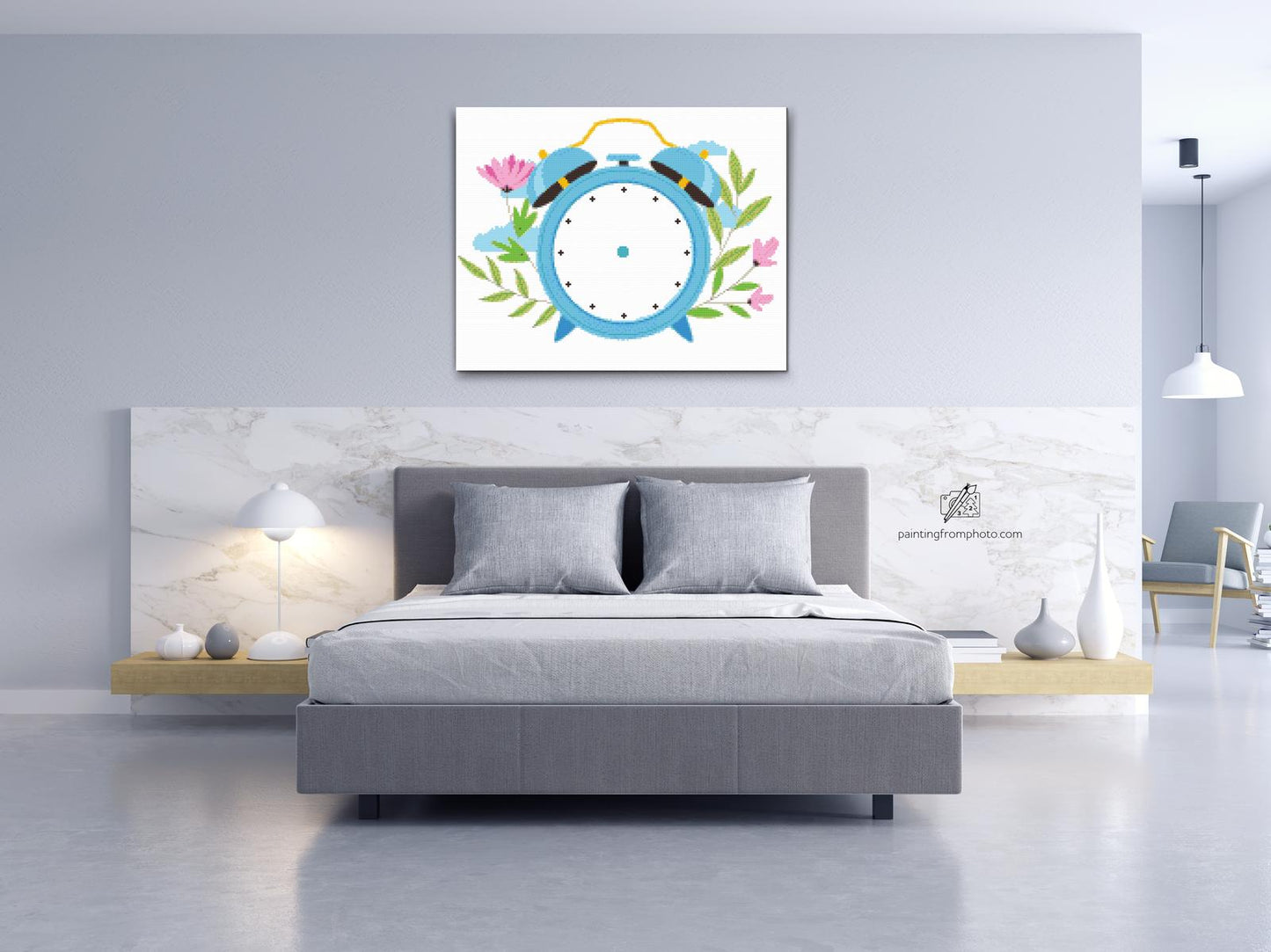 Diamond Painting - Forårsvækkeur