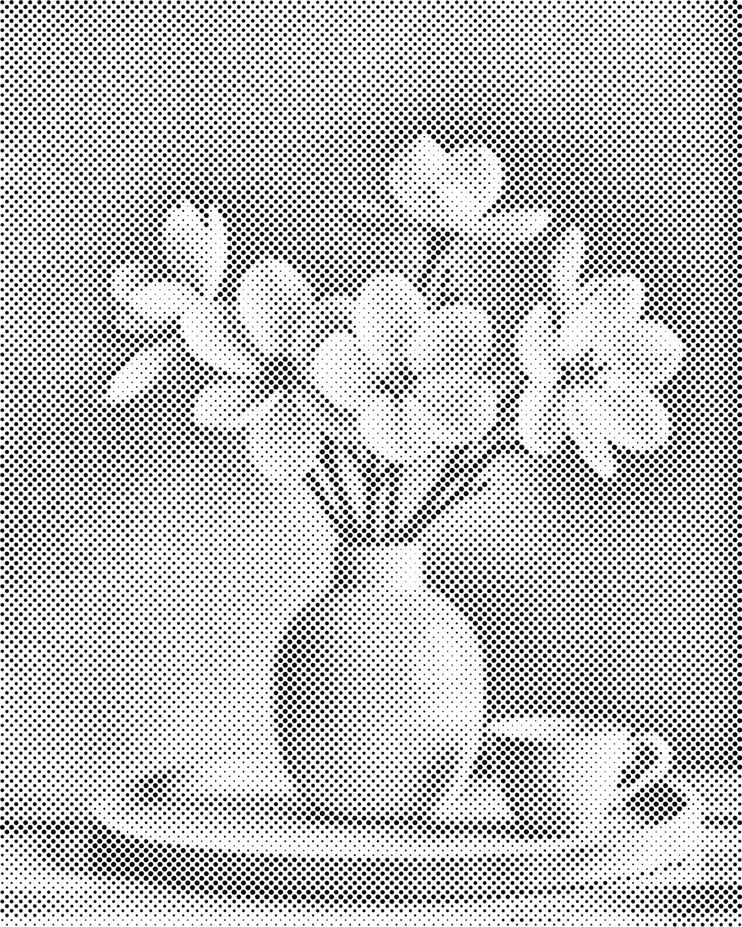 Mal-med-prikker -  Forårshvide blomster i en vase