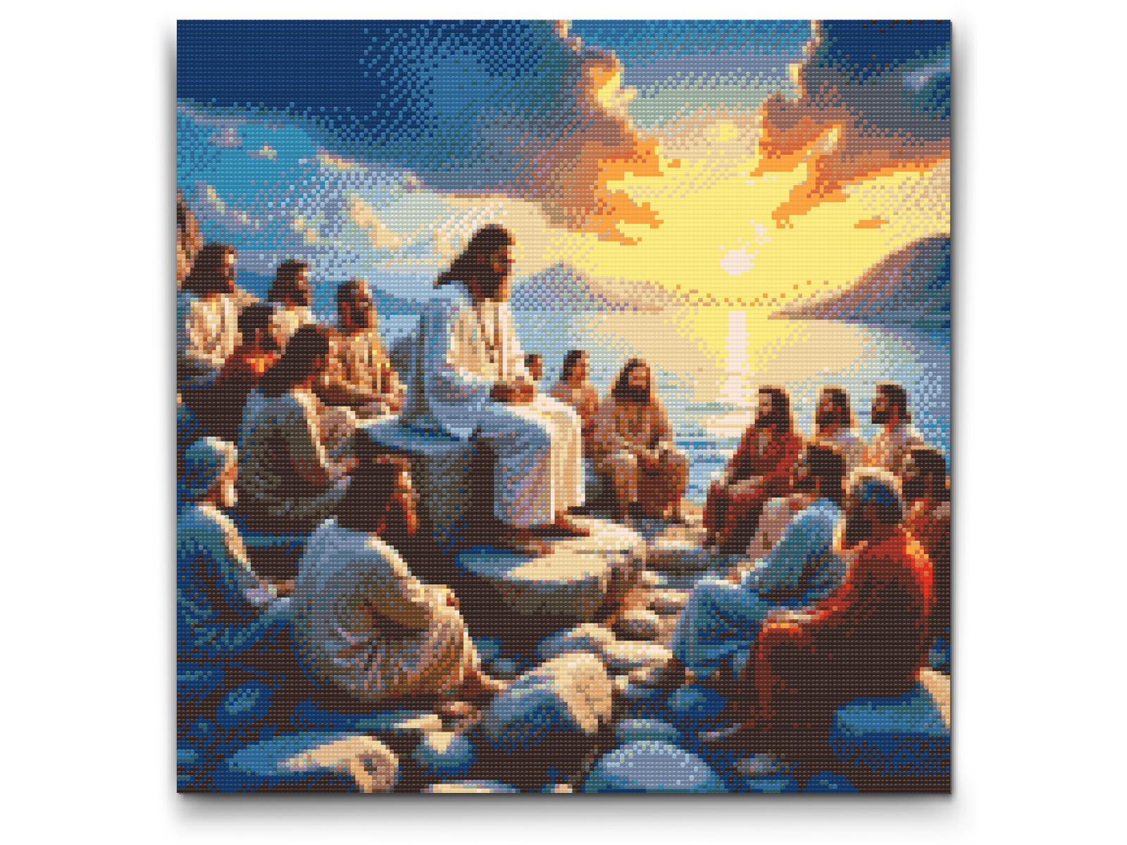 Diamond Painting - Jesu prædiken ved solnedgang