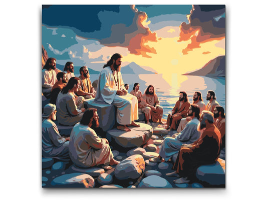 Paint by Numbers - Jesu prædiken ved solnedgang