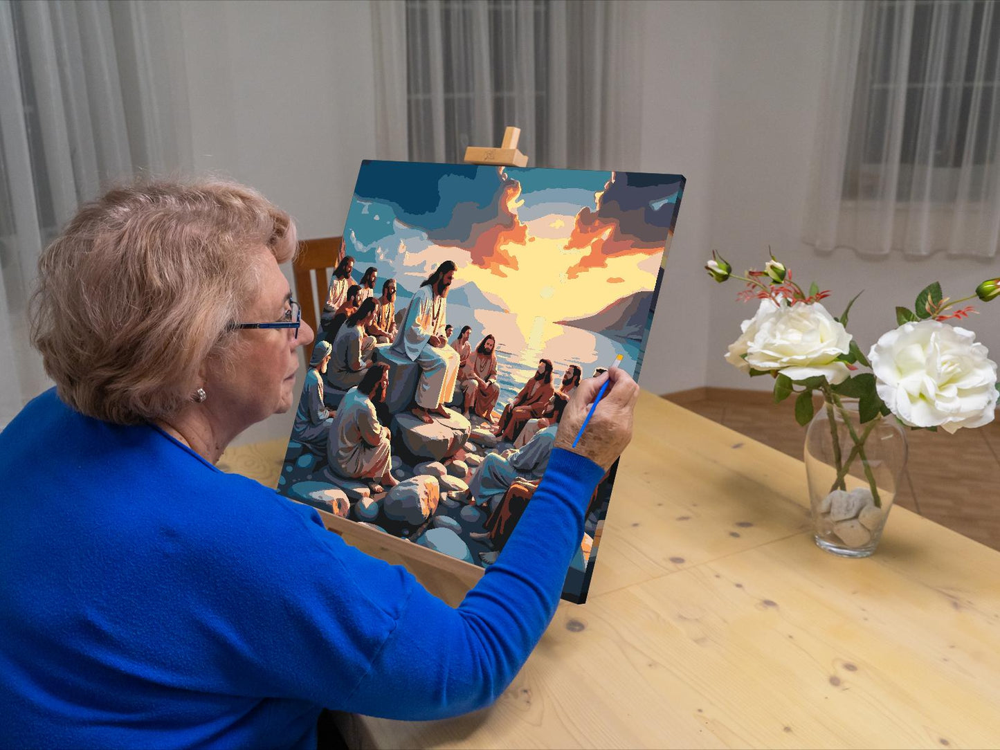 Paint by Numbers - Jesu prædiken ved solnedgang