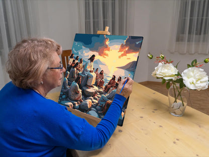 Paint by Numbers - Jesu prædiken ved solnedgang