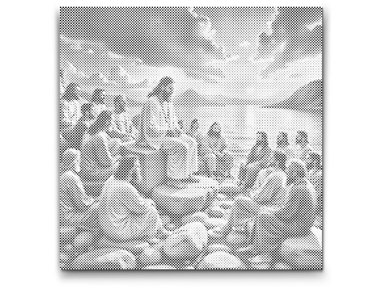 Mal-med-prikker -  Jesu prædiken ved solnedgang