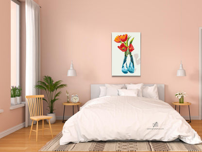Diamond Painting - Tulipaner i en vase