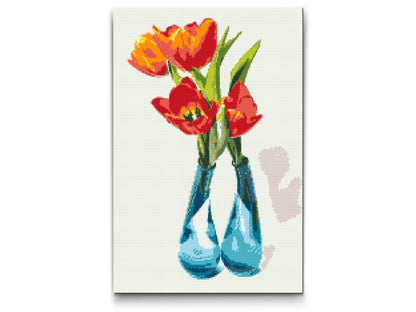 Diamond Painting - Tulipaner i en vase