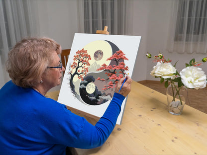 Paint by Numbers - Jin Jang - Dag og nat