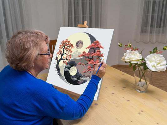 Paint by Numbers - Jin Jang - Dag og nat