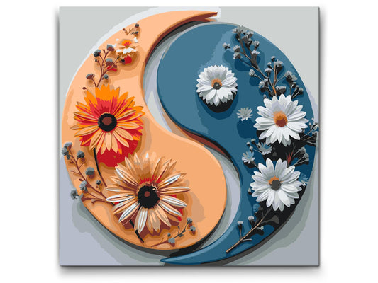 Paint by Numbers - Jin Jang Blomster