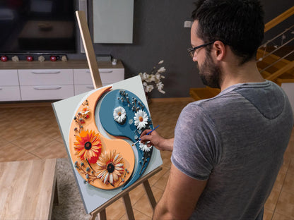 Paint by Numbers - Jin Jang Blomster