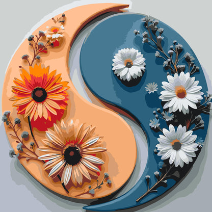 Paint by Numbers - Jin Jang Blomster