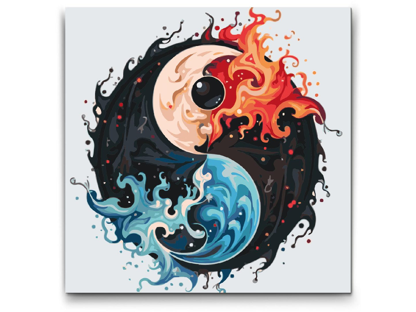 Paint by Numbers - Jin Jang - Vand og Ild