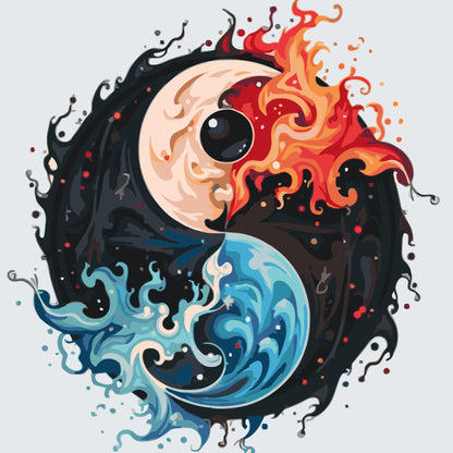 Paint by Numbers - Jin Jang - Vand og Ild