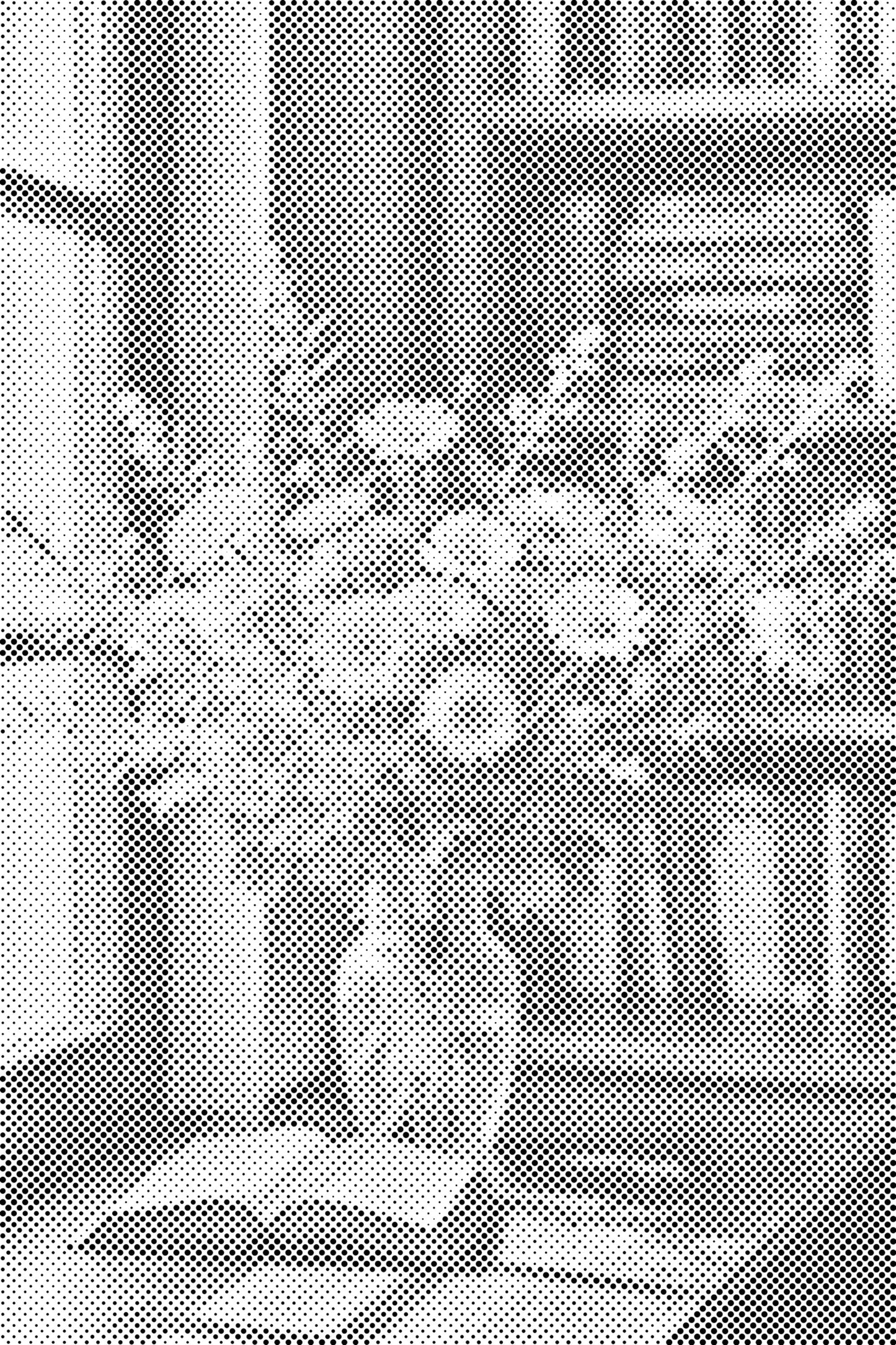 Mal-med-prikker -  Buket engblomster