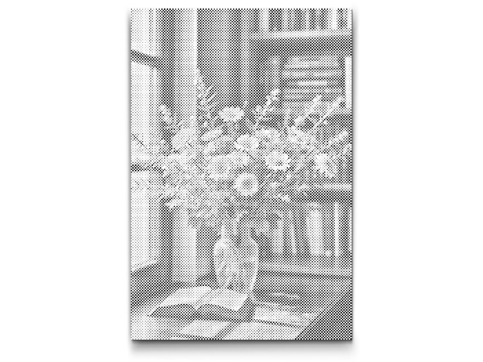 Mal-med-prikker -  Buket engblomster