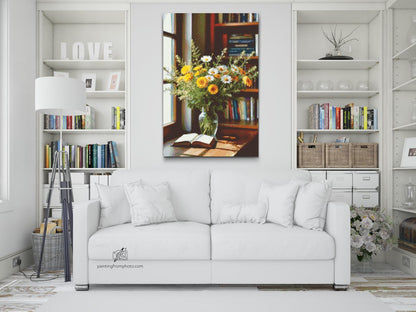 Diamond Painting - Buket engblomster
