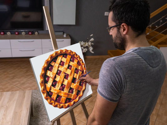 Paint by Numbers - Æbletærte